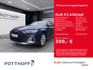 Audi A3 allstreet 40 TFSIe BUSINESS NAVI SONOS HuD AHK