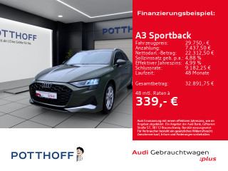 Audi A3 Sportback 30 TFSI ADVANCED NAVI KAMERA SONOS HuD