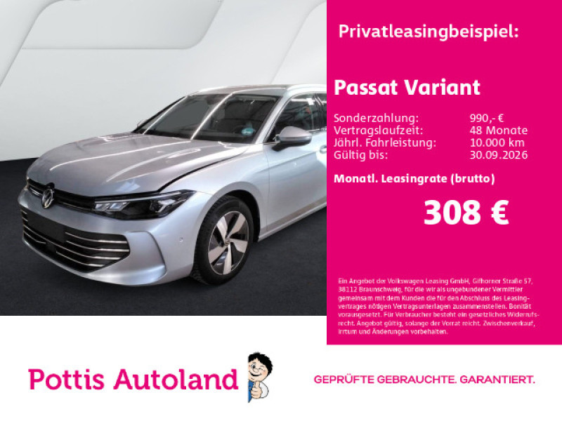 Bild 0: Volkswagen Passat Variant 1.5 eTSI DSG BUSINESS NAVI AHK KAMERA KLIMA