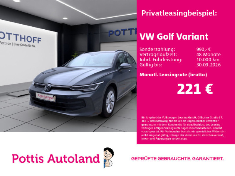 Bild 0: Volkswagen Golf Variant 1.5 eTSI DSG LIFE AHK NAVI SITZHZG ACC