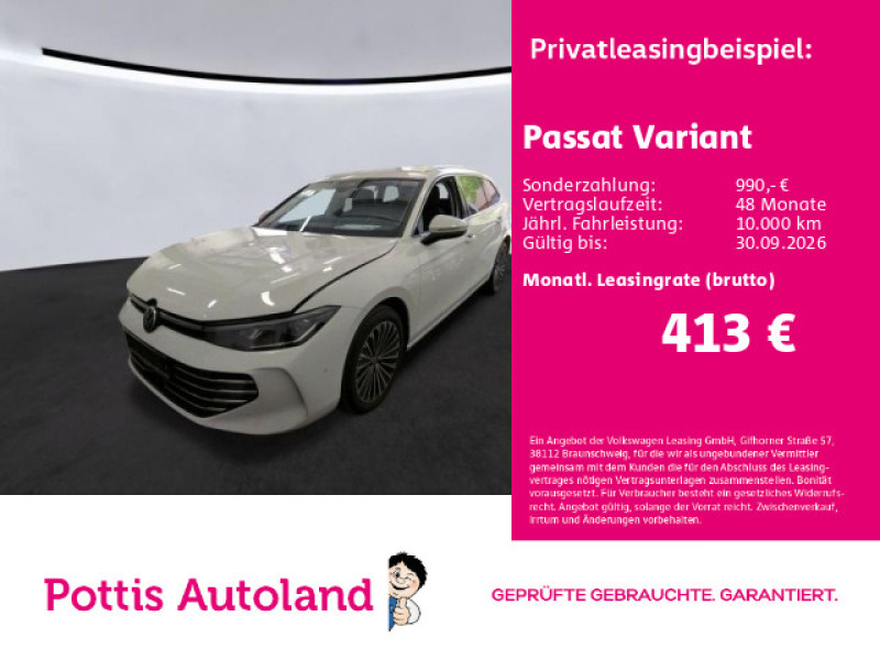 Bild 0: Volkswagen Passat Variant 2.0 TDI DSG ELEGANCE NAVI KAMERA KLIMA LEDER