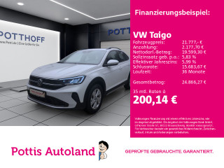 Volkswagen Taigo 1.0 TSI LIFE SITZHZG PDC LED KLIMA DAB+