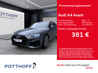 Audi A4 Avant 40 TDI S LINE AHK MATRIX NAVI B&O SITZHZG