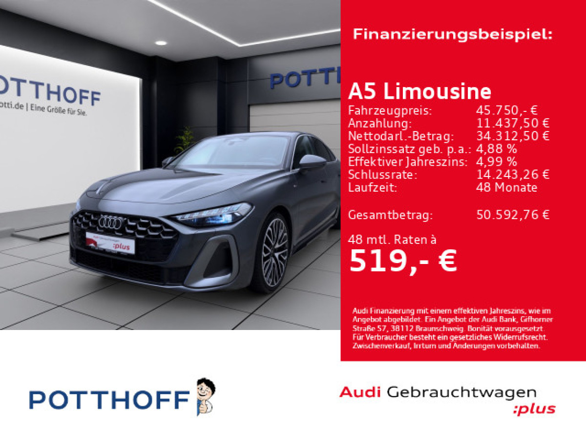 Thumb 0: Audi A5 Limousine TFSI S LINE NAVI eKLAPPE LM20 VIRTUAL