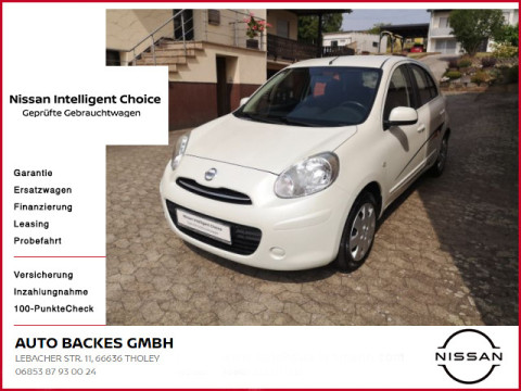 Automodell: Micra in der Farbe weiß