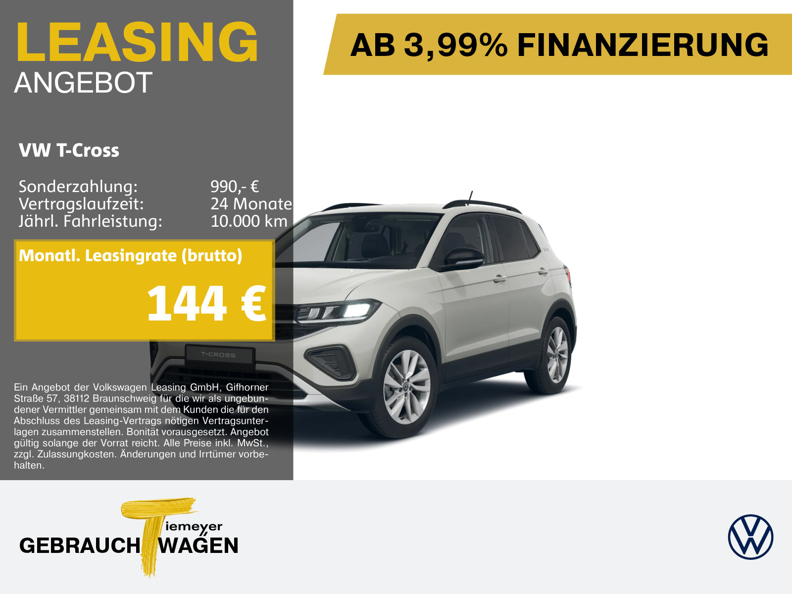 Volkswagen T-Cross 1.0 TSI