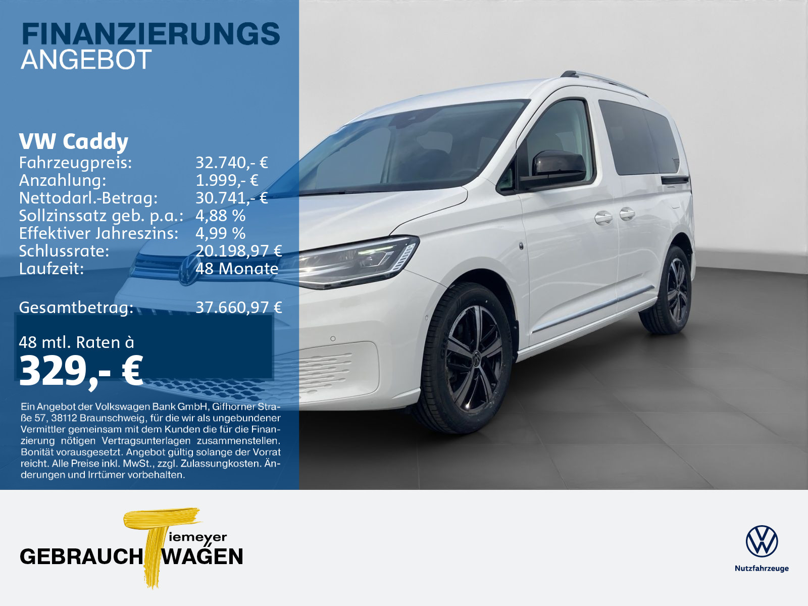 Volkswagen Caddy TDI DSG