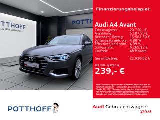 Audi A4 Avant 40 TDI ADVANCED PANO MATRIX NAVI SITZHZG
