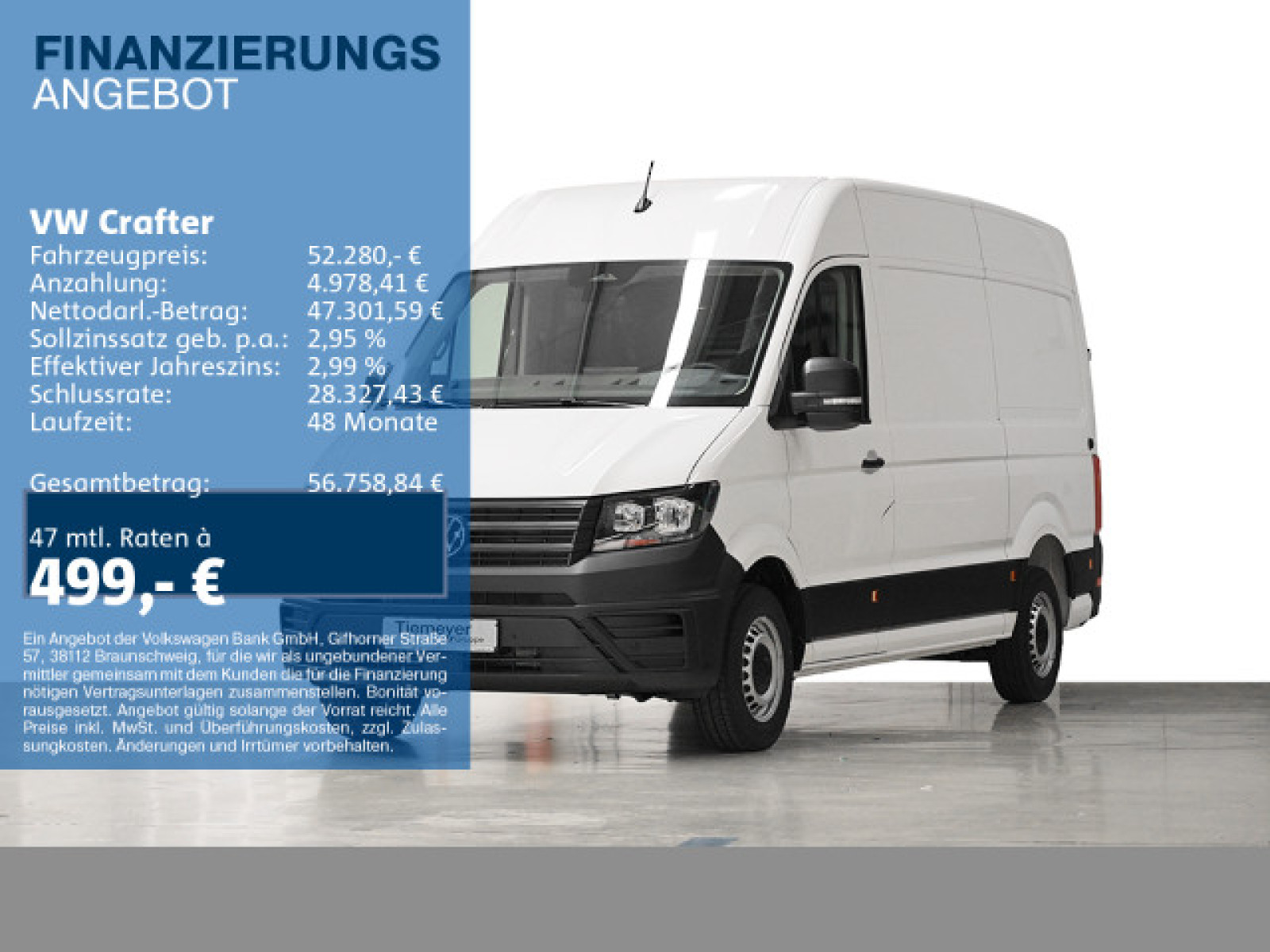 Volkswagen Crafter 35 Kasten Volkswagen Crafter 35 Kasten