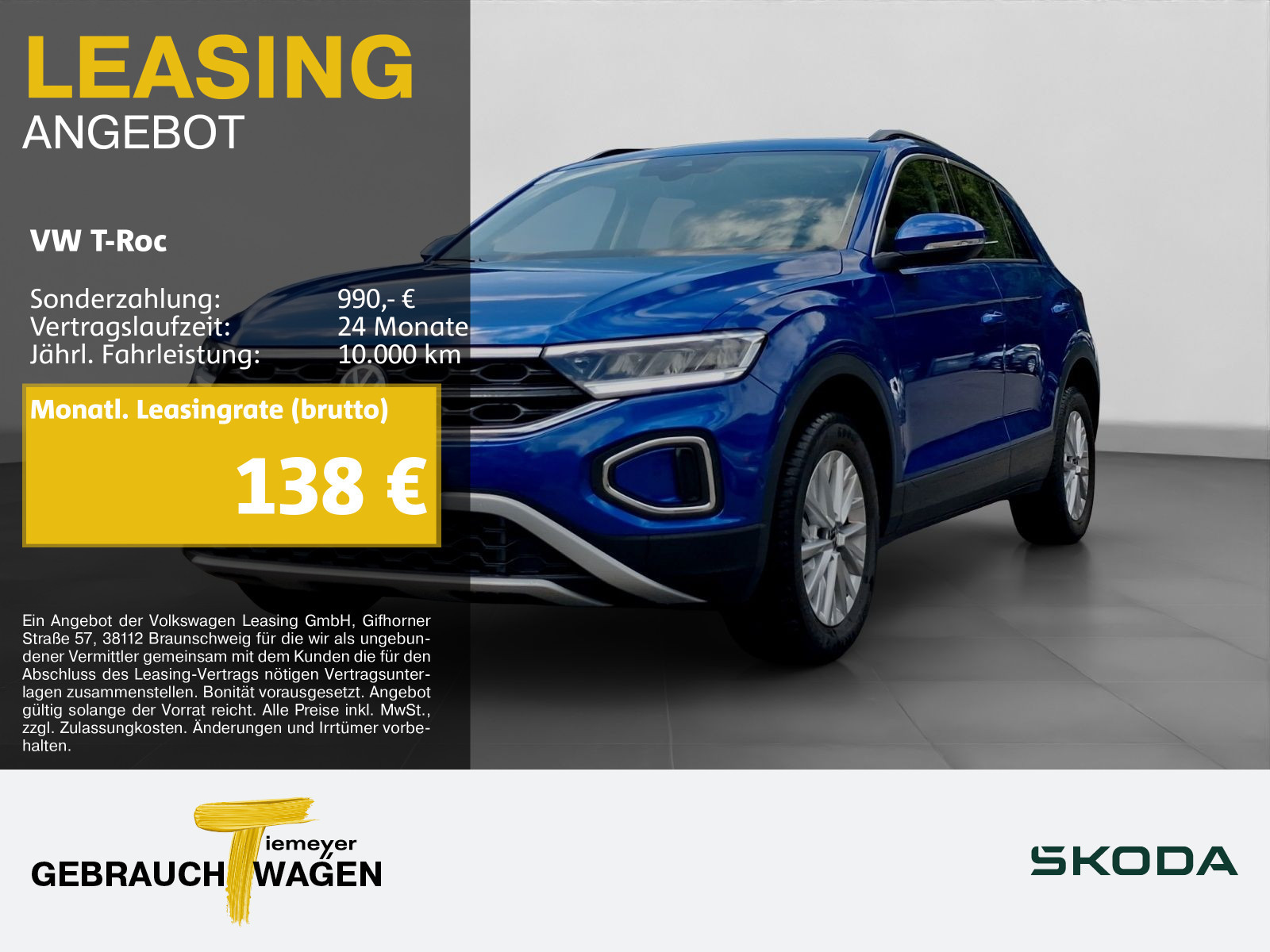 Volkswagen T-Roc 1.0 TSI