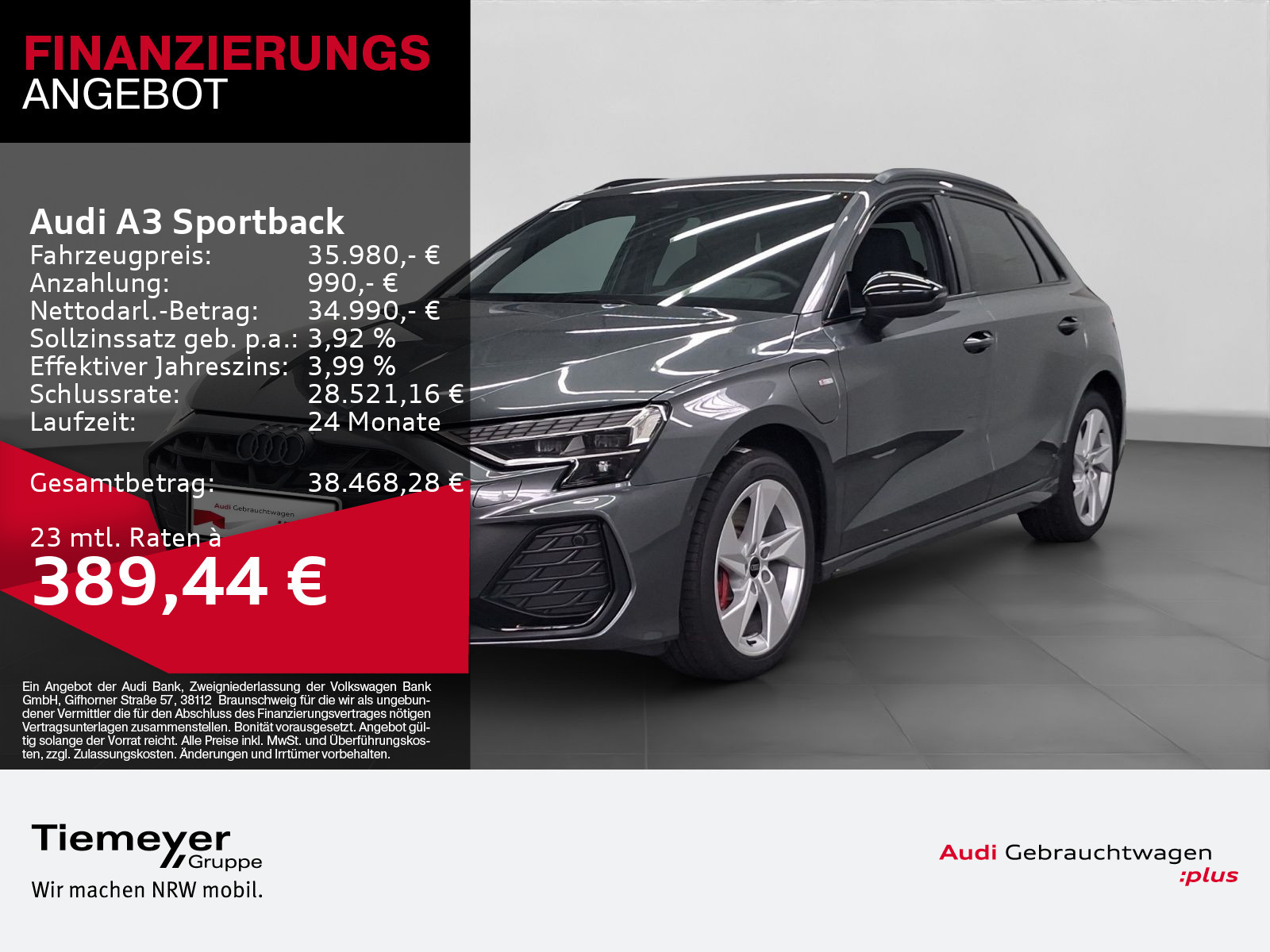 Audi A3 Sportback 45