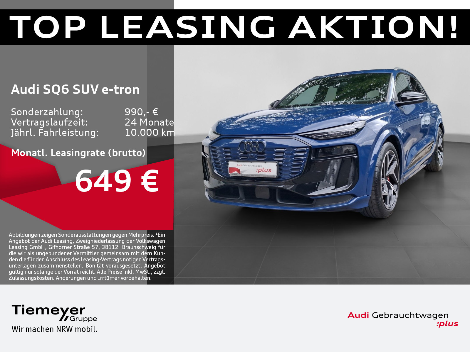 Audi SQ6 SUV e-tron 2024
