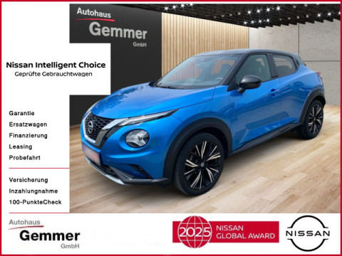 Automodell: Juke in der Farbe blau