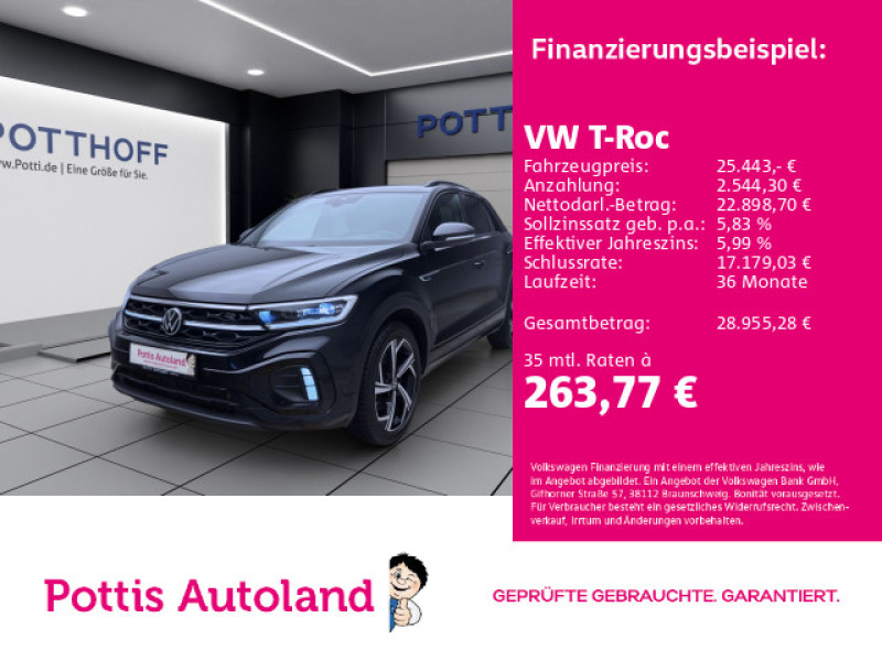 Bild 0: Volkswagen T-Roc 2.0 TDI DSG R-LINE STDHZG IQ.LIGHT NAVI KAMERA