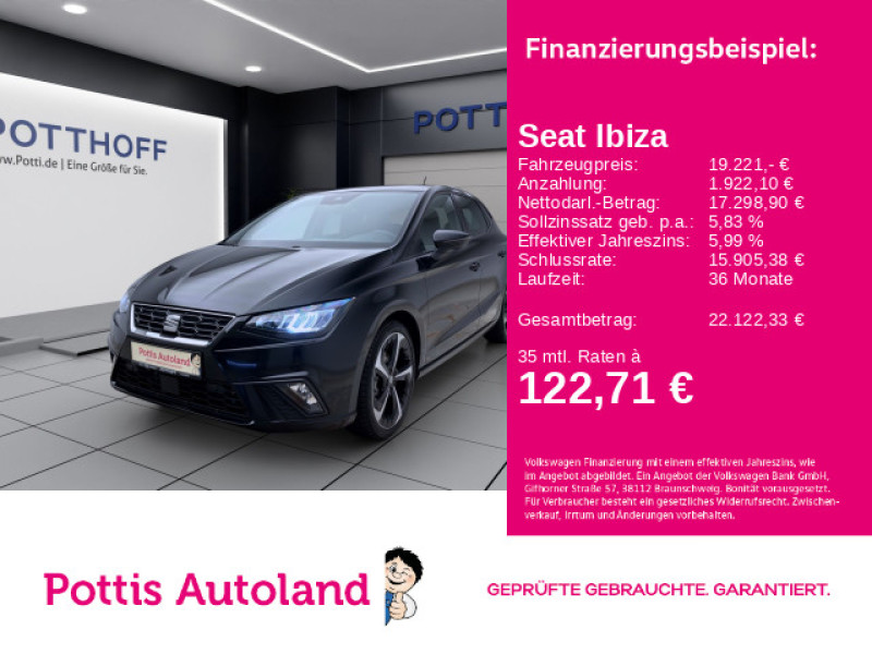 Bild 0: Seat Ibiza 1.0 TSI DSG FR KAMERA KLIMA LED PDC