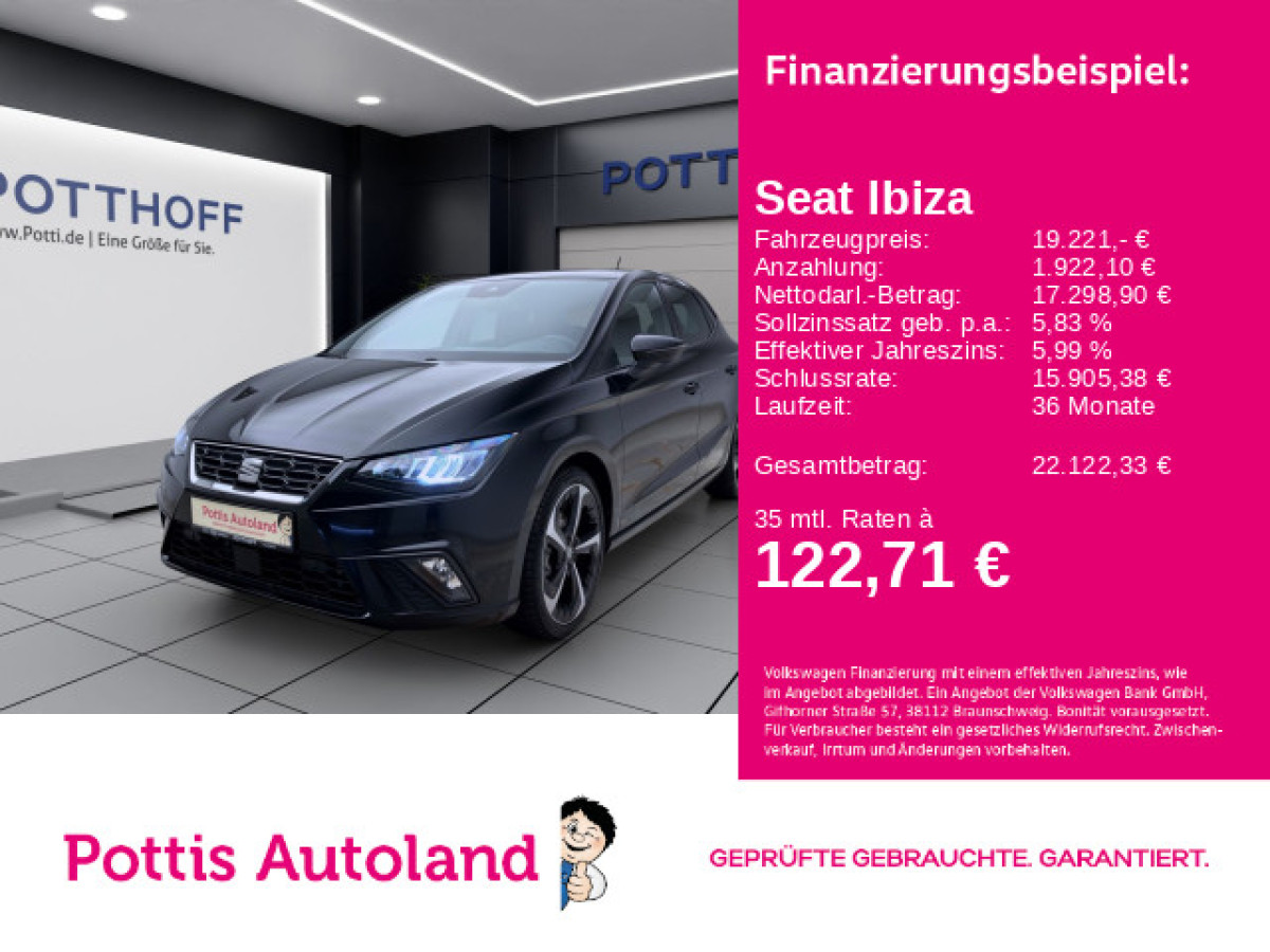 Thumb 0: Seat Ibiza 1.0 TSI DSG FR KAMERA KLIMA LED PDC