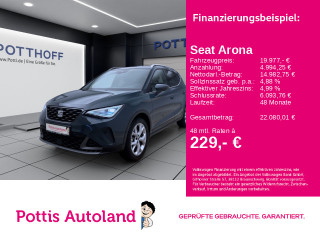 Seat Arona 1.0 TSI DSG FR KAMERA KLIMA PDC PARKLENK