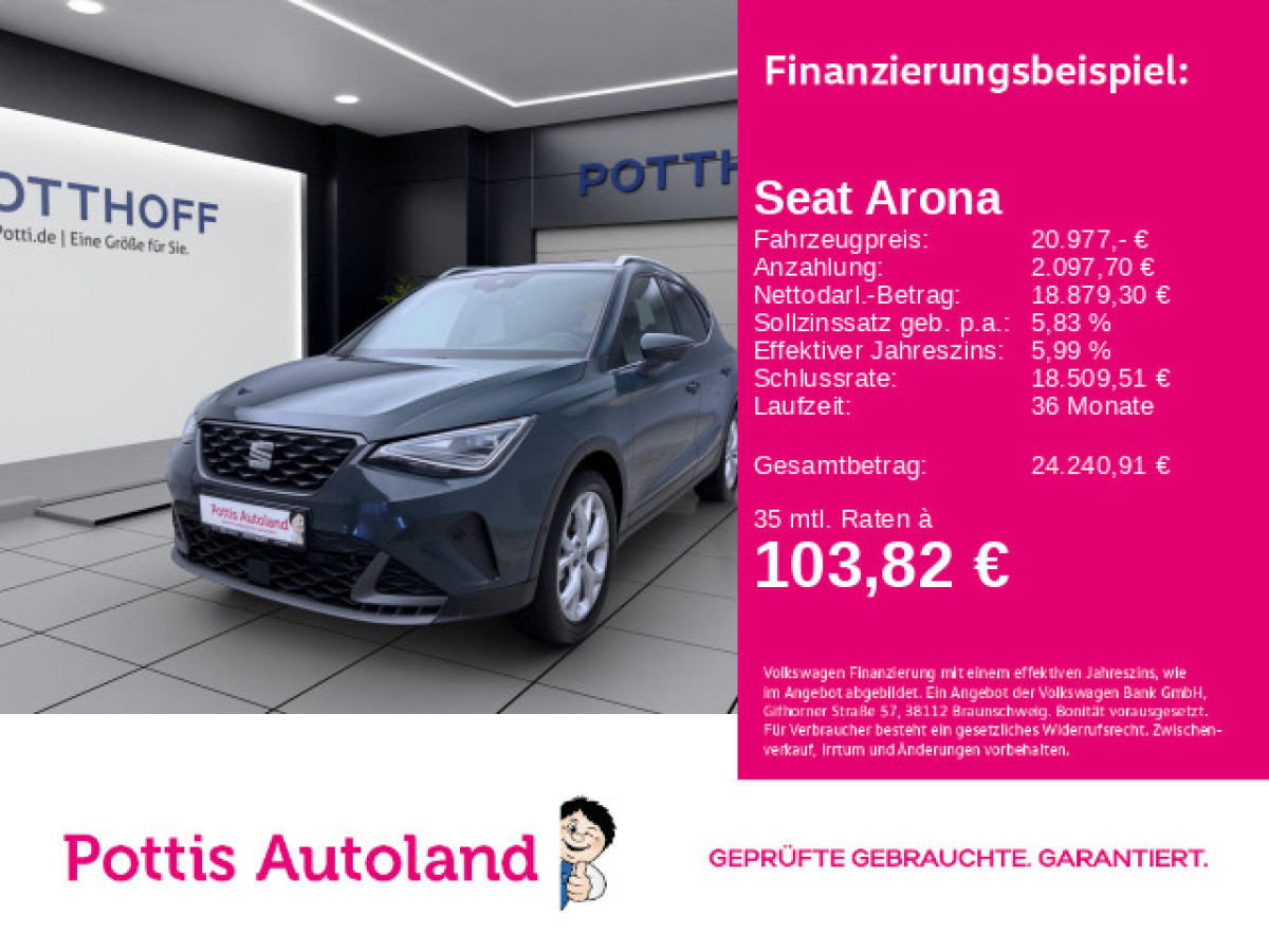 Thumb 0: Seat Arona 1.0 TSI DSG FR KAMERA PDC LED SITZHZG