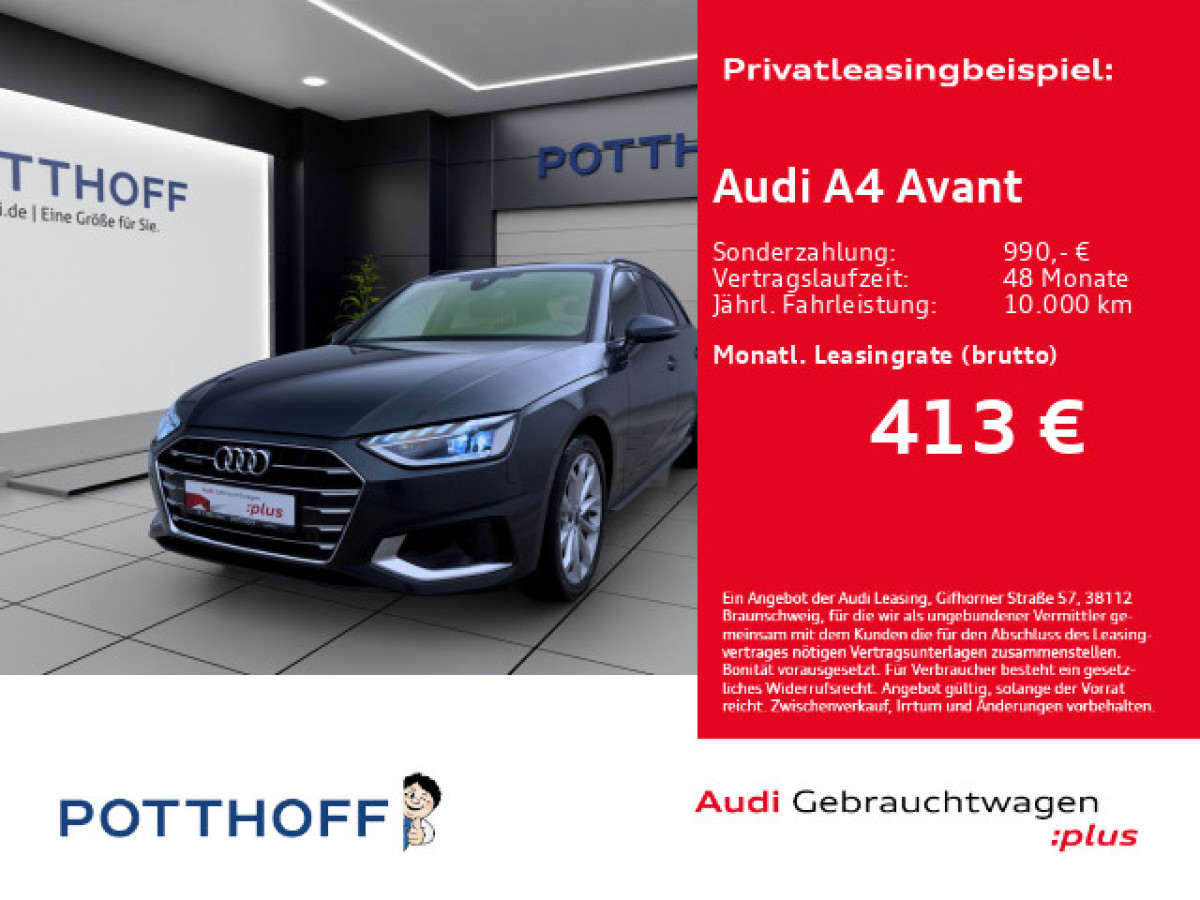Thumb 0: Audi A4 Avant 40 TDI Q ADVANCED MATRIX NAVI KAMERA SITZHZG