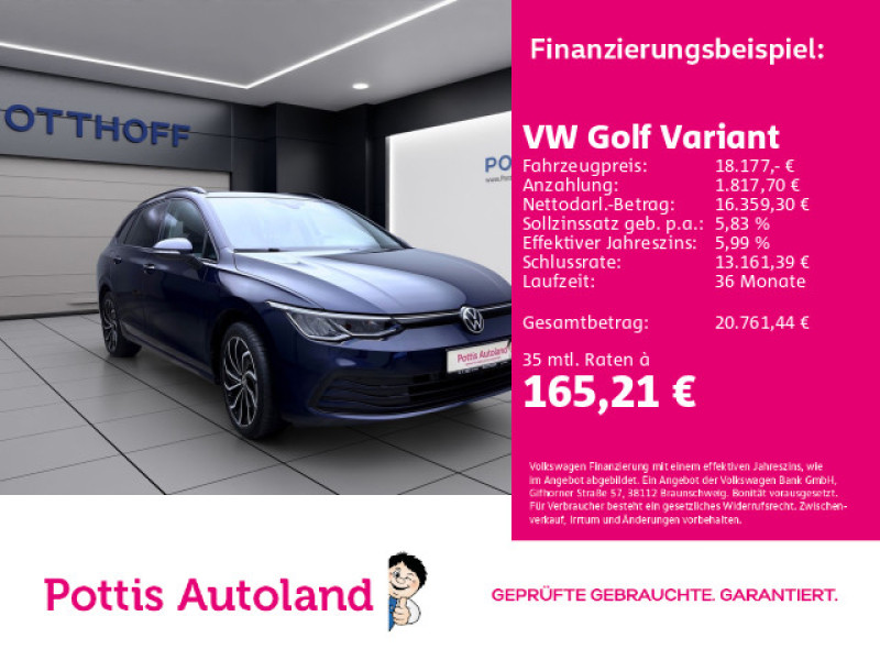 Bild 0: Volkswagen Golf Variant 1.5 eTSI DSG LIFE NAVI SITZHZG KAMERA PDC