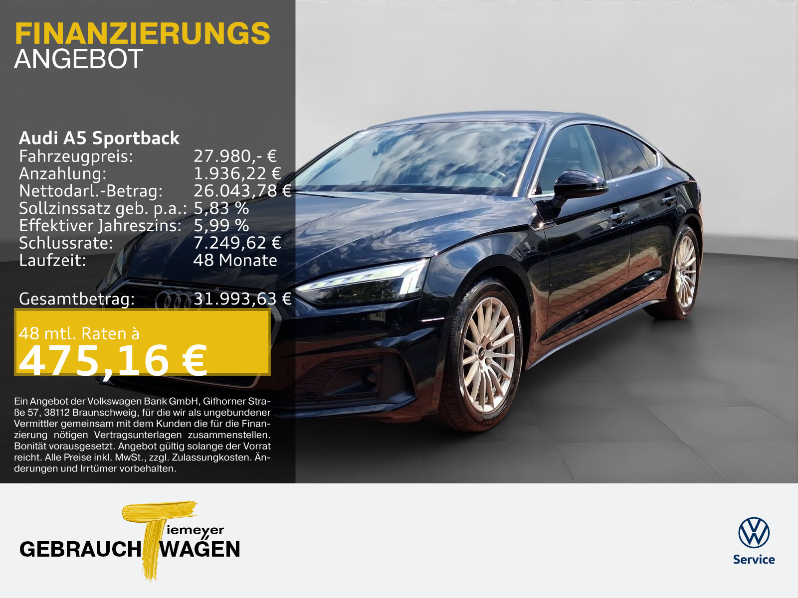 Audi A5 Sportback 35