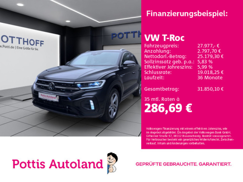 Bild 0: Volkswagen T-Roc 2.0 TDI DSG R-LINE AHK NAVI KAMERA SITZHZG