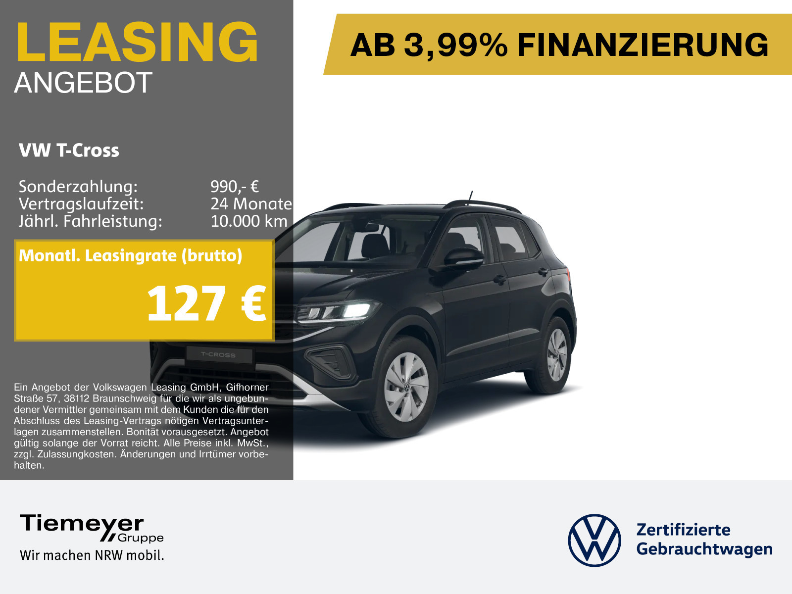 Volkswagen T-Cross 1.0 TSI