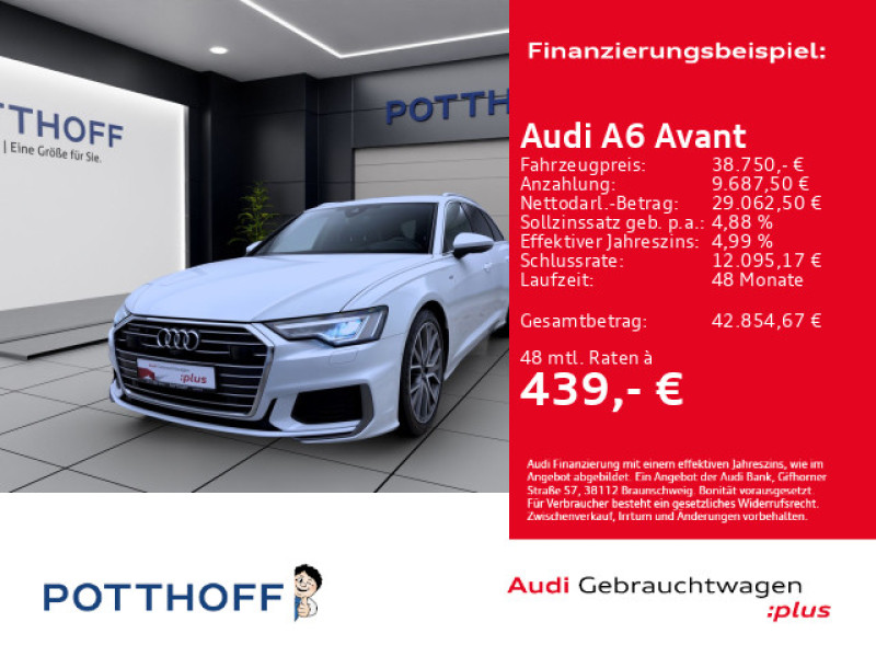 Bild 0: Audi A6 Avant 50 TDI Q S LINE STDHZG AHK MATRIX NAVI B&O HuD