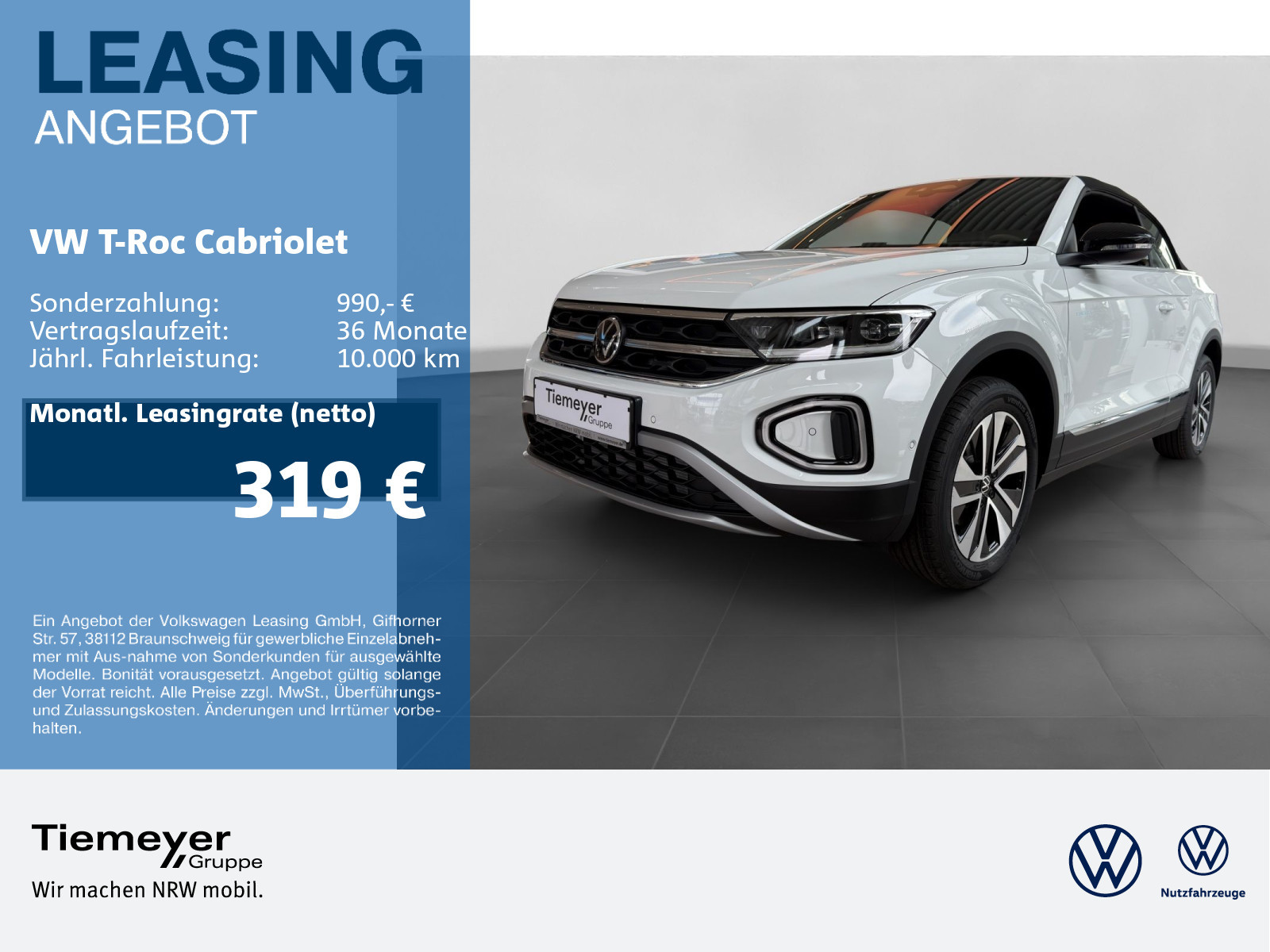 Volkswagen T-Roc Cabriolet 1.5 Volkswagen T-Roc Cabriolet 1.5