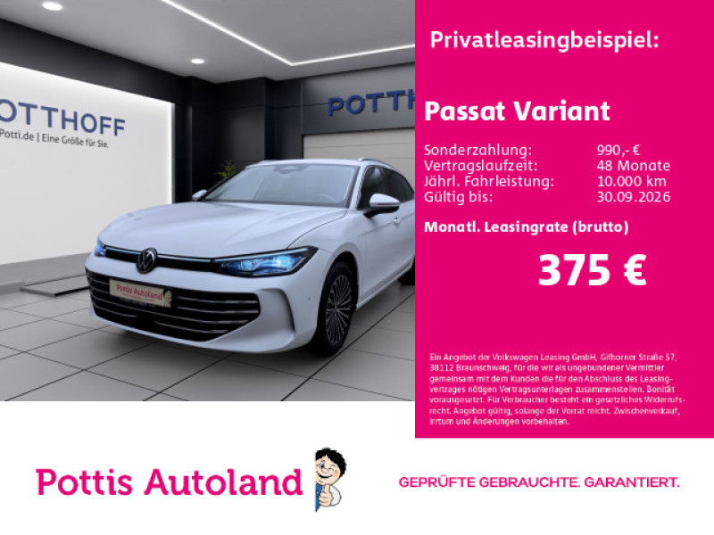 Bild 0: Volkswagen Passat Variant 2.0 TDI DSG ELEGANCE PANO AHK NAVI IQ.LIGHT