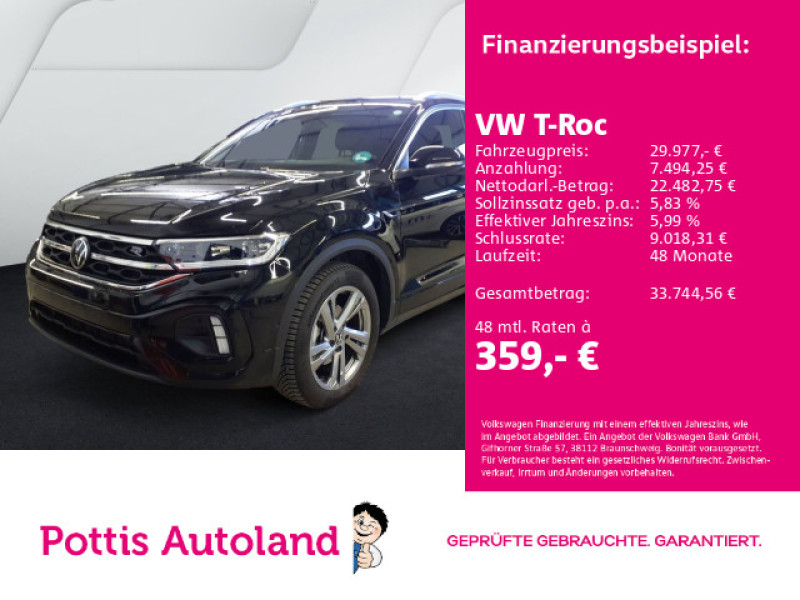 Bild 0: Volkswagen T-Roc 1.5 TSI DSG R-LINE NAVI AHK KAMERA SHZG