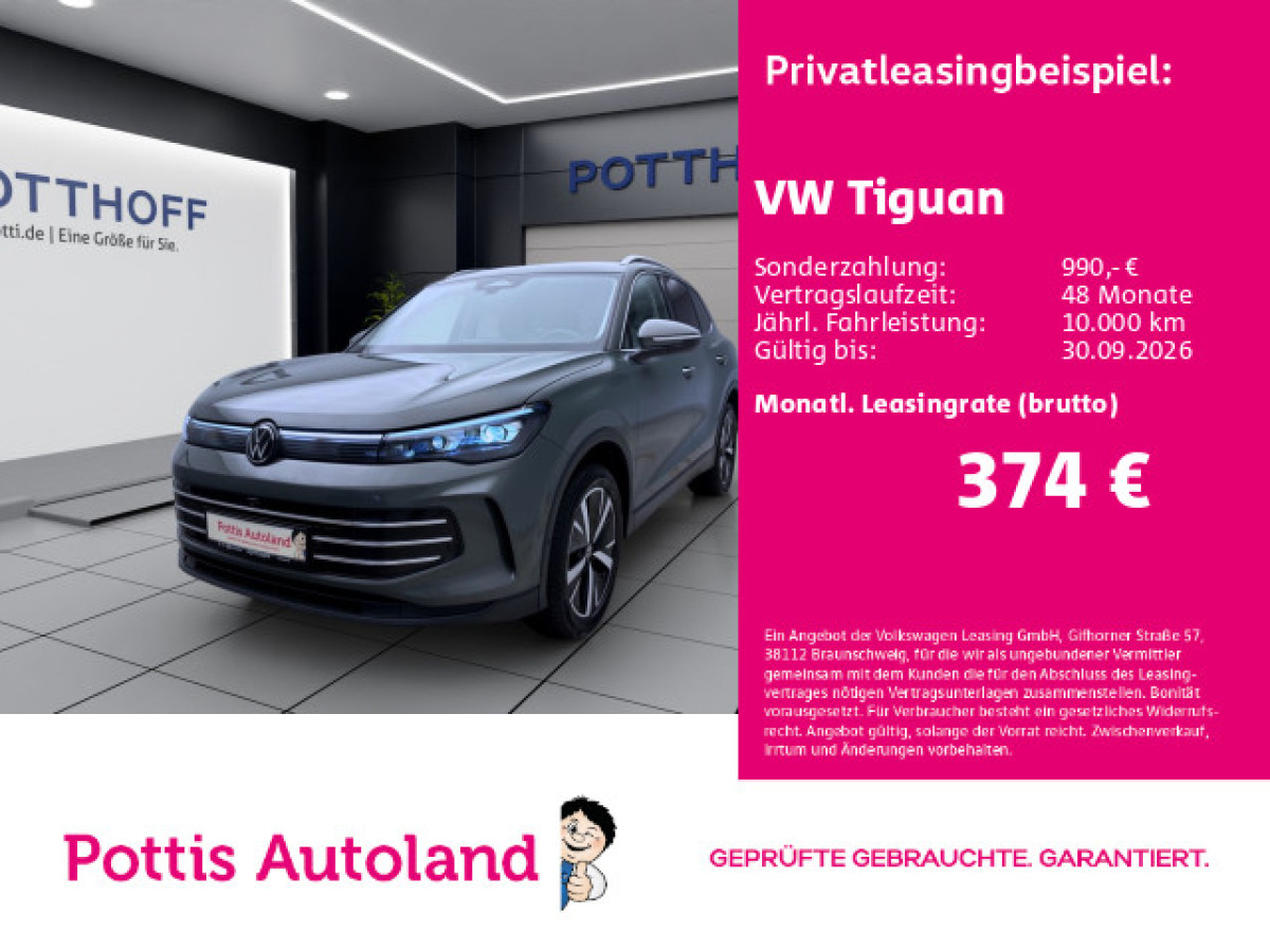 Thumb 0: Volkswagen Tiguan 2.0 TDI DSG 4M ELEGANCE AHK KAMERA NAVI PDC