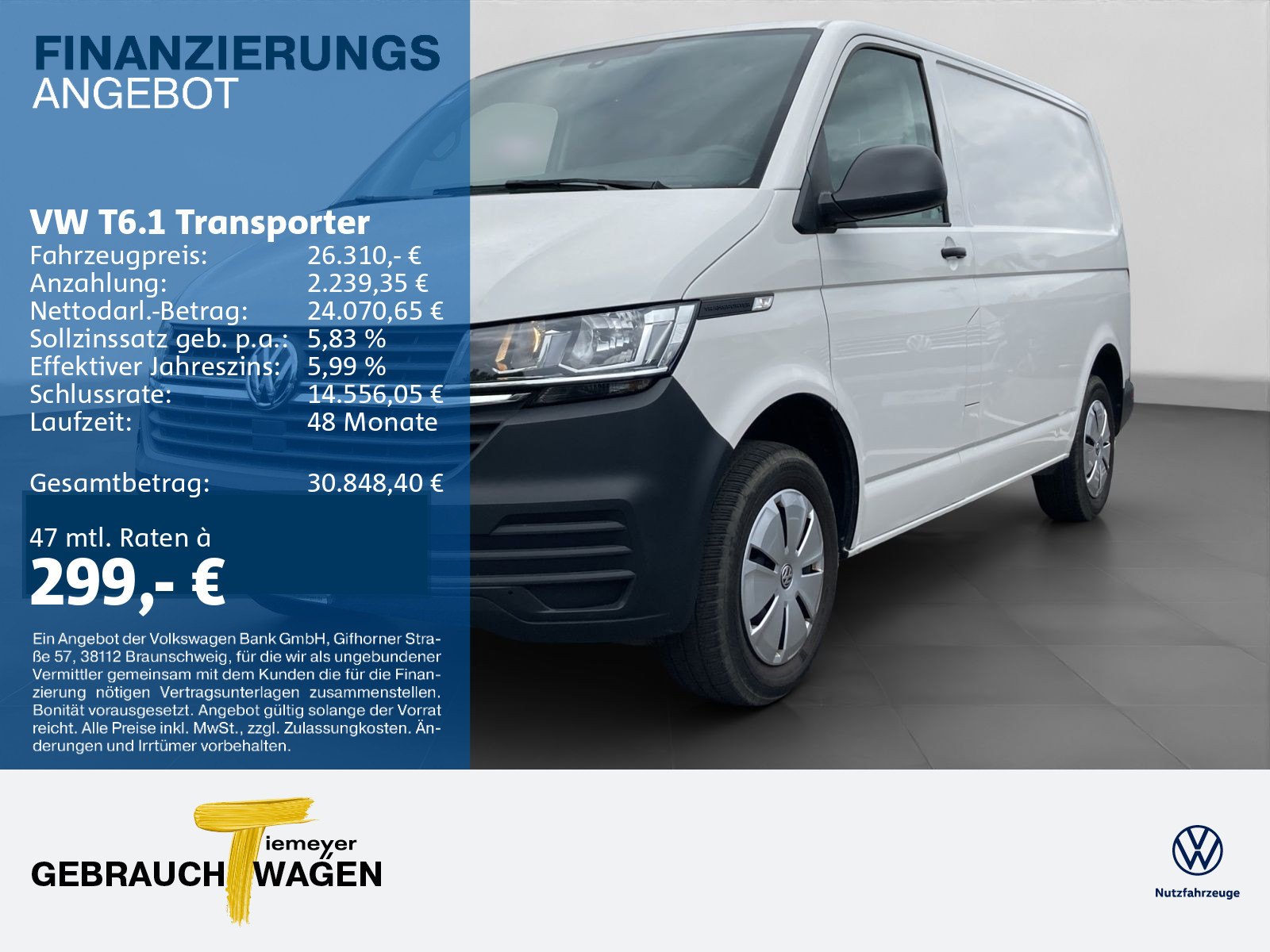 Volkswagen T6.1 Kasten AHK