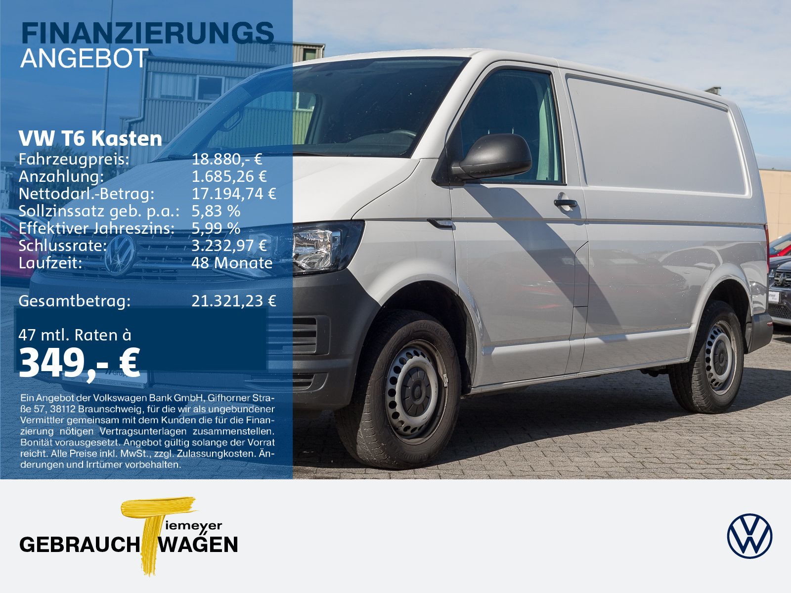 Volkswagen T6 Kasten AHK