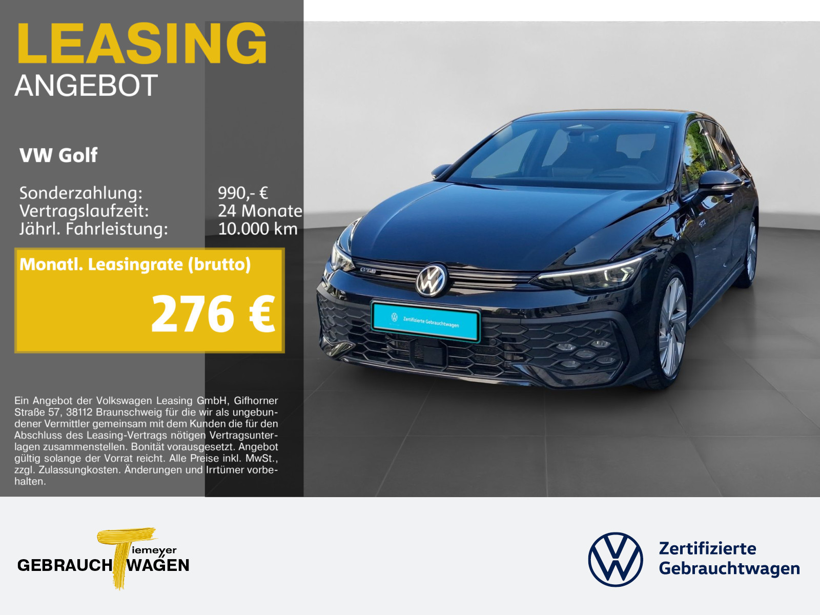 Volkswagen Golf GTE BLACK Volkswagen Golf GTE BLACK