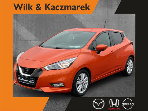 Automodell: Micra in der Farbe orange