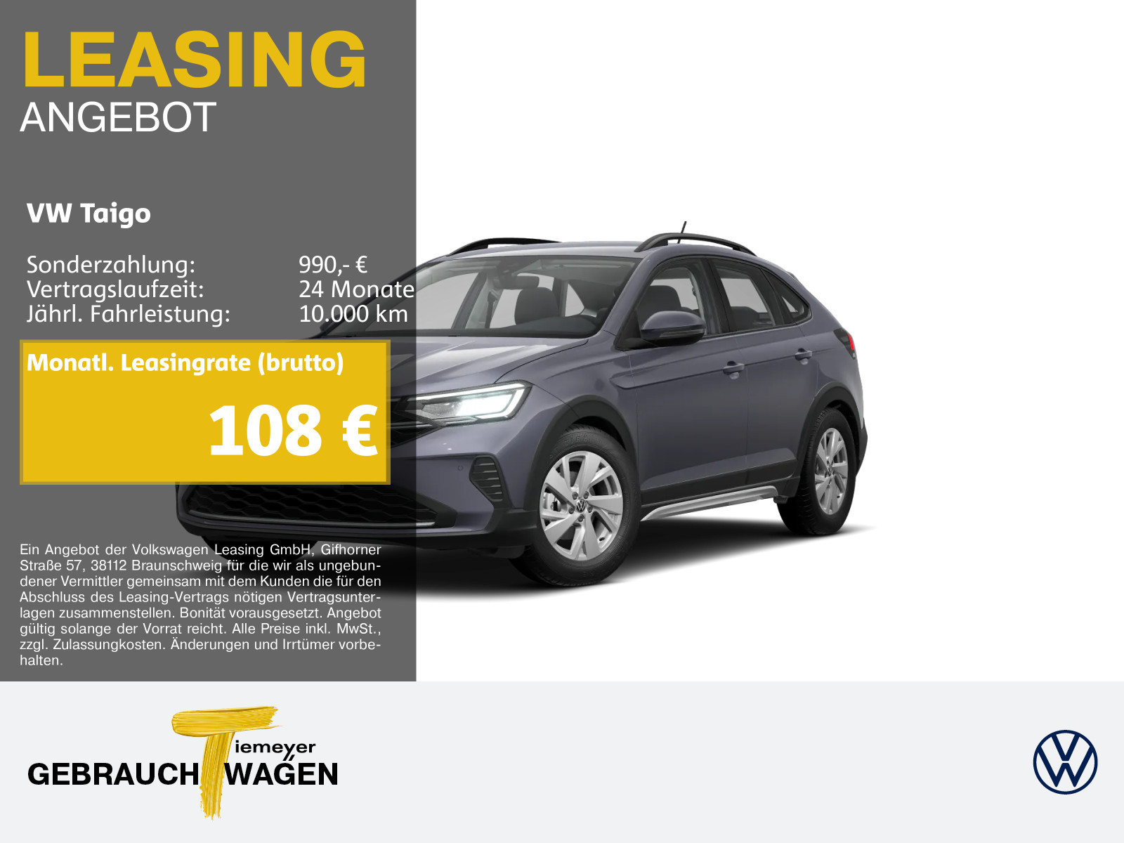 Volkswagen Taigo 1.0 TSI