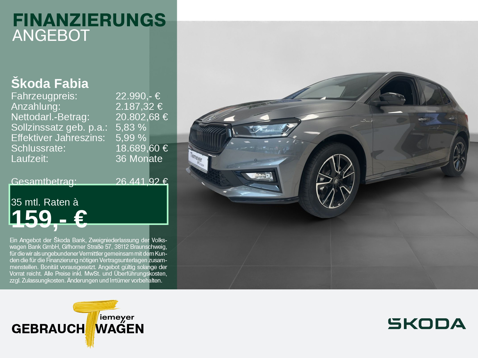 &Scaron;koda Fabia 1.0 TSI