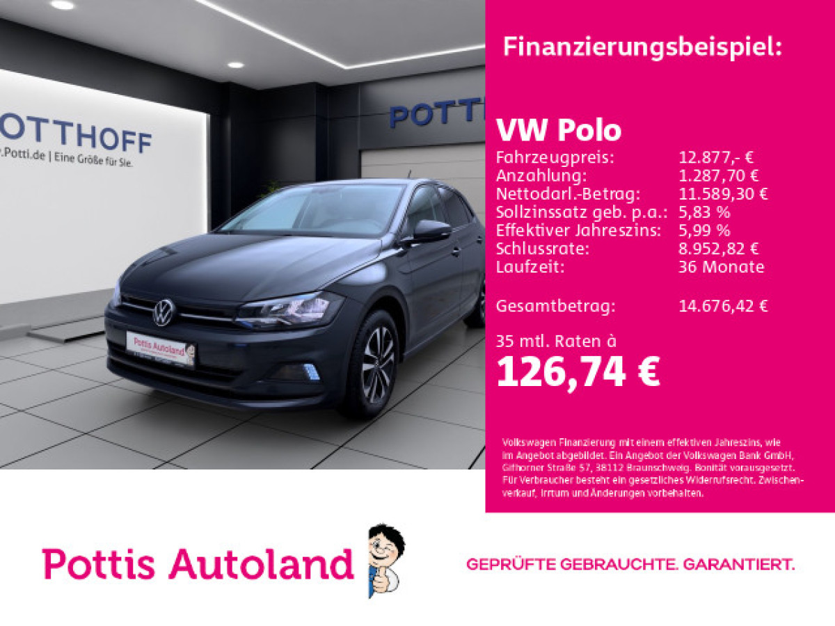 Thumb 0: Volkswagen Polo 1.0 TSI UNITED NAVI SITZHZG KLIMA DAB+
