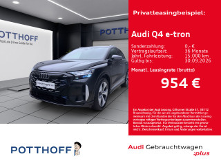Audi Q4 e-tron PERFORMANCE S LINE STDHZG AHK SONOS HuD 360° NAVI