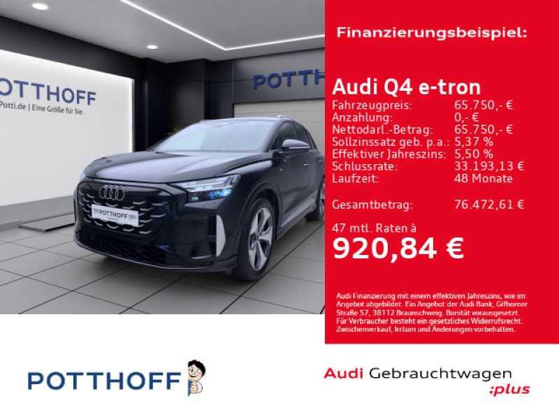 Bild 0: Audi Q4 e-tron PERFORMANCE S LINE STDHZG AHK SONOS HuD 360° NAVI