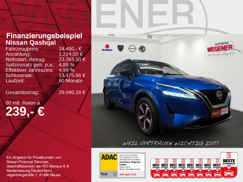 Ansicht 2 - Gebrauchtwagen Fahrzeug, Modell Qashqai der Marke Nissan von Verkäufer Autohaus Wegener Berlin GmbH - Filiale Britz