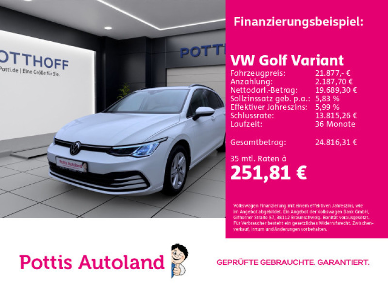 Bild 0: Volkswagen Golf Variant 2.0 TDI DSG LIFE AHK NAVI SITZHZG PDC