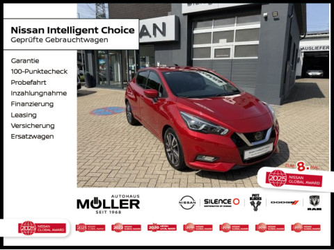 Automodell: Micra in der Farbe rot