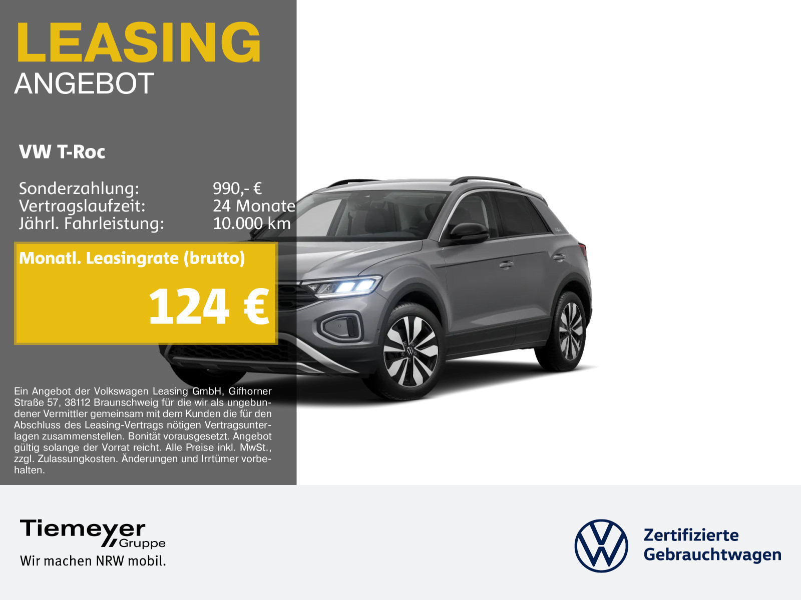 Volkswagen T-Roc 1.0 TSI