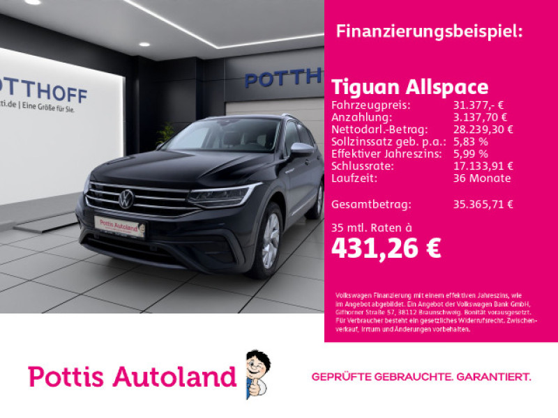 Bild 0: Volkswagen Tiguan Allspace 2.0 TSI DSG 4M LIFE AHK NAVI SITZHZG LED PDC
