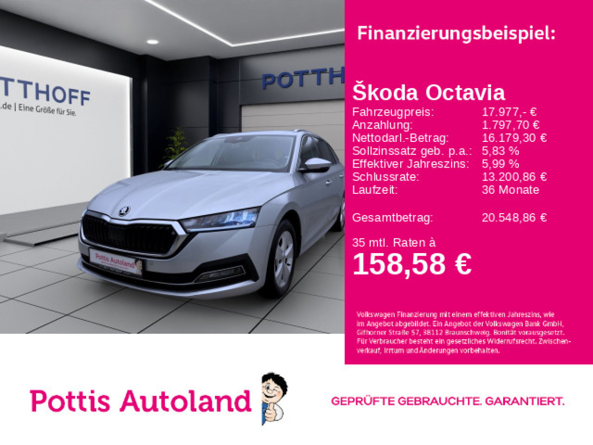 Thumb 0: Škoda Octavia Combi 2.0 TDI DSG STYLE NAVI HuD SITZHZG PDC