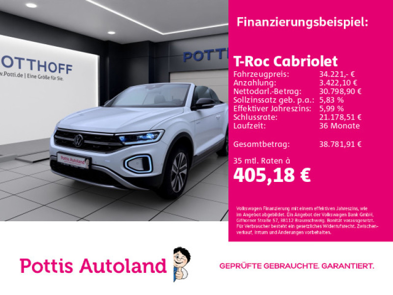 Bild 0: Volkswagen T-Roc Cabriolet 1.5 TSI DSG ENERGY KAMERA APP-CONNECT PDC