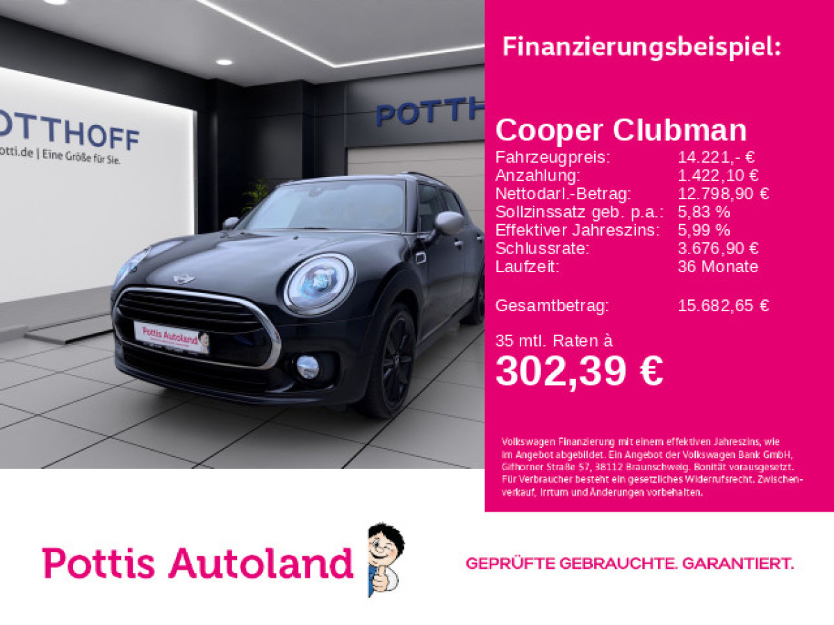 Thumb 0: Mini (BMW) Clubman Cooper D NAVI LED GRA SITZHZG KLIMA PDC