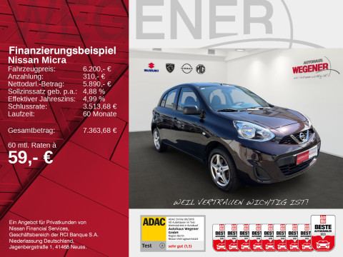Ansicht 2 - Gebrauchtwagen Fahrzeug, Modell Micra der Marke Nissan von Verkäufer Autohaus Wegener Berlin GmbH - Filiale Wittenau